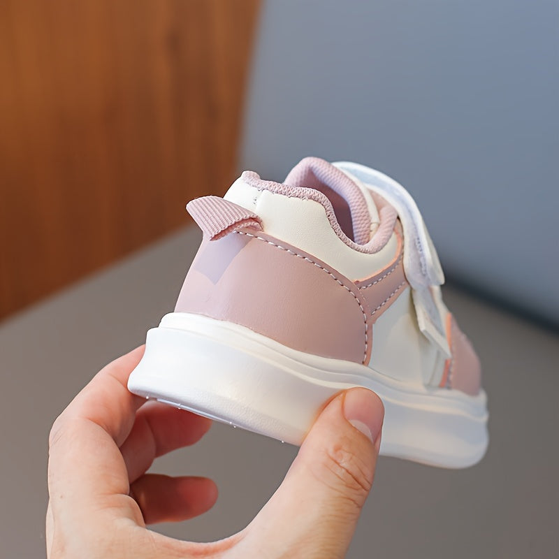 Kids White Sneakers for Boys and Girls Age 1-6 Lightweight Casual Running Shoes