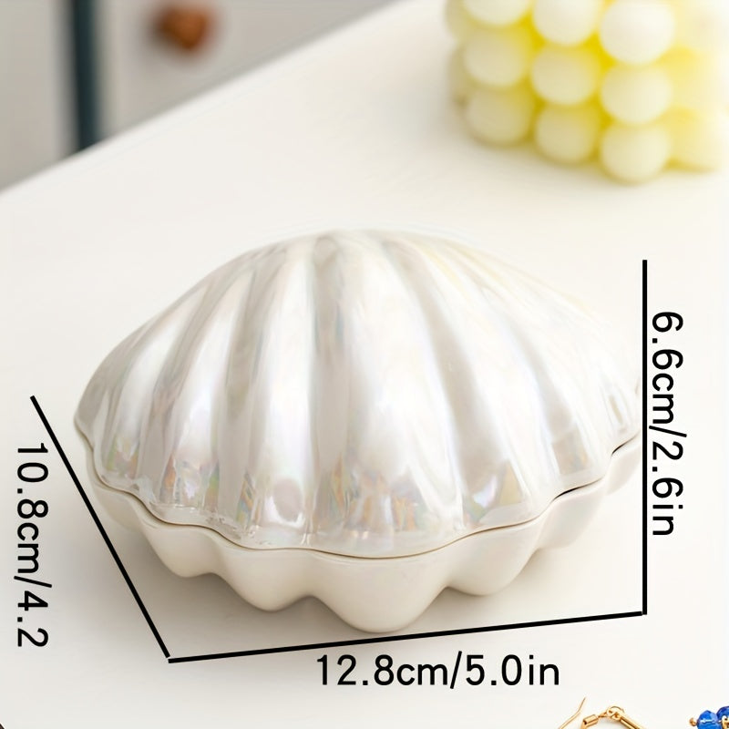 Ceramic Makeup Table with Detachable Jewelry Box and Key Holder Storage Organizer