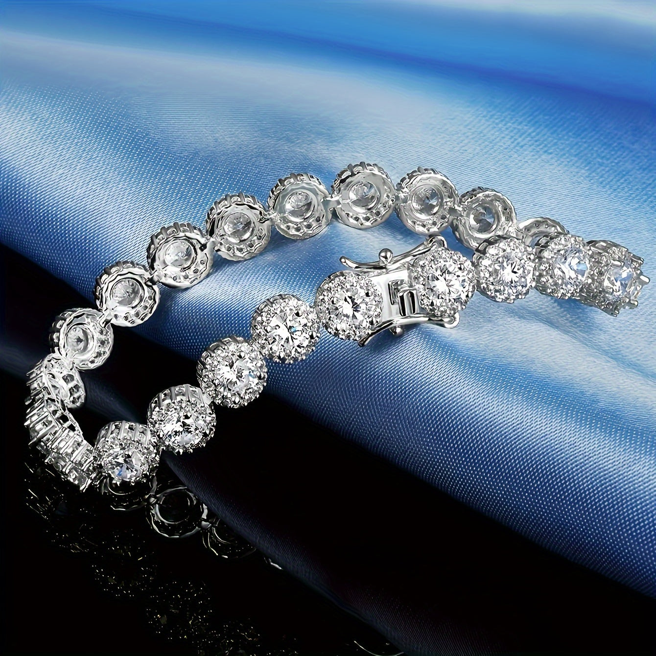 Trendy Luxury Yevropa va Amerika Koreys uslubidagi Ayollar uchun Gul Bosh Bilaguzuk, eng ko'p sotiladigan