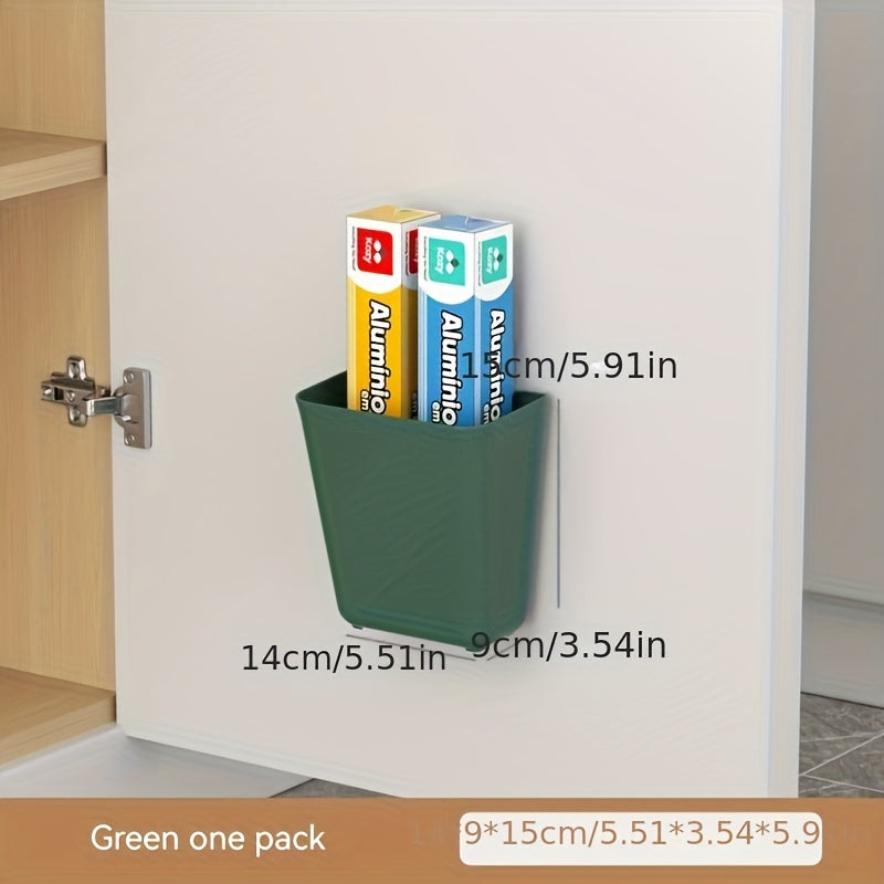 Cesta de almacenamiento de plástico para puertas para la organización de la cocina