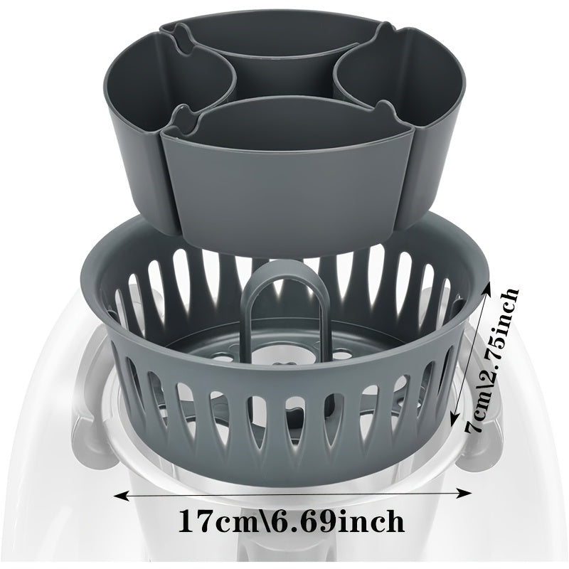 Egg Poacher and Holder for Steamed Eggs, 2-in-1 Thermomix Accessories, PC Material