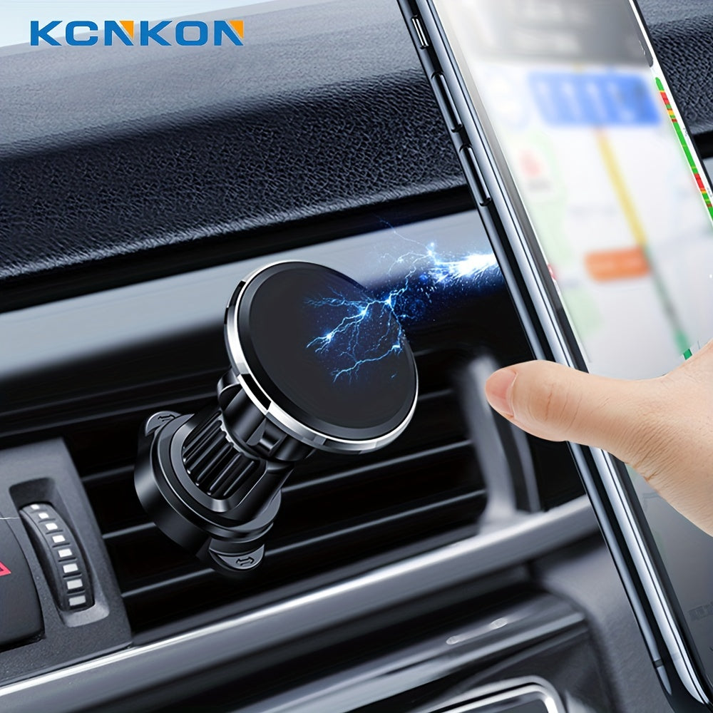 Barcha smartfonlar uchun magnit avtomobil telefon tutgichi vent montaji