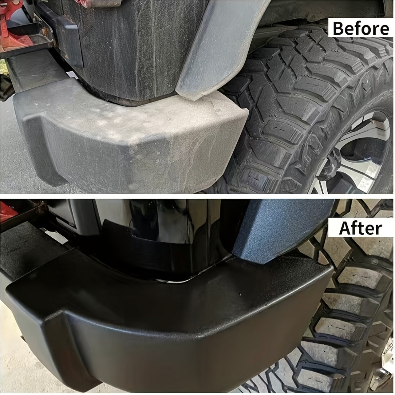 Restaurador de plásticos para interiores de coche y brillo para neumáticos, cera para reparación de arañazos