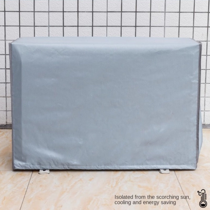 Outdoor Air Conditioner Cover Waterproof Double-Layer Oxford Protects Against Rain Snow