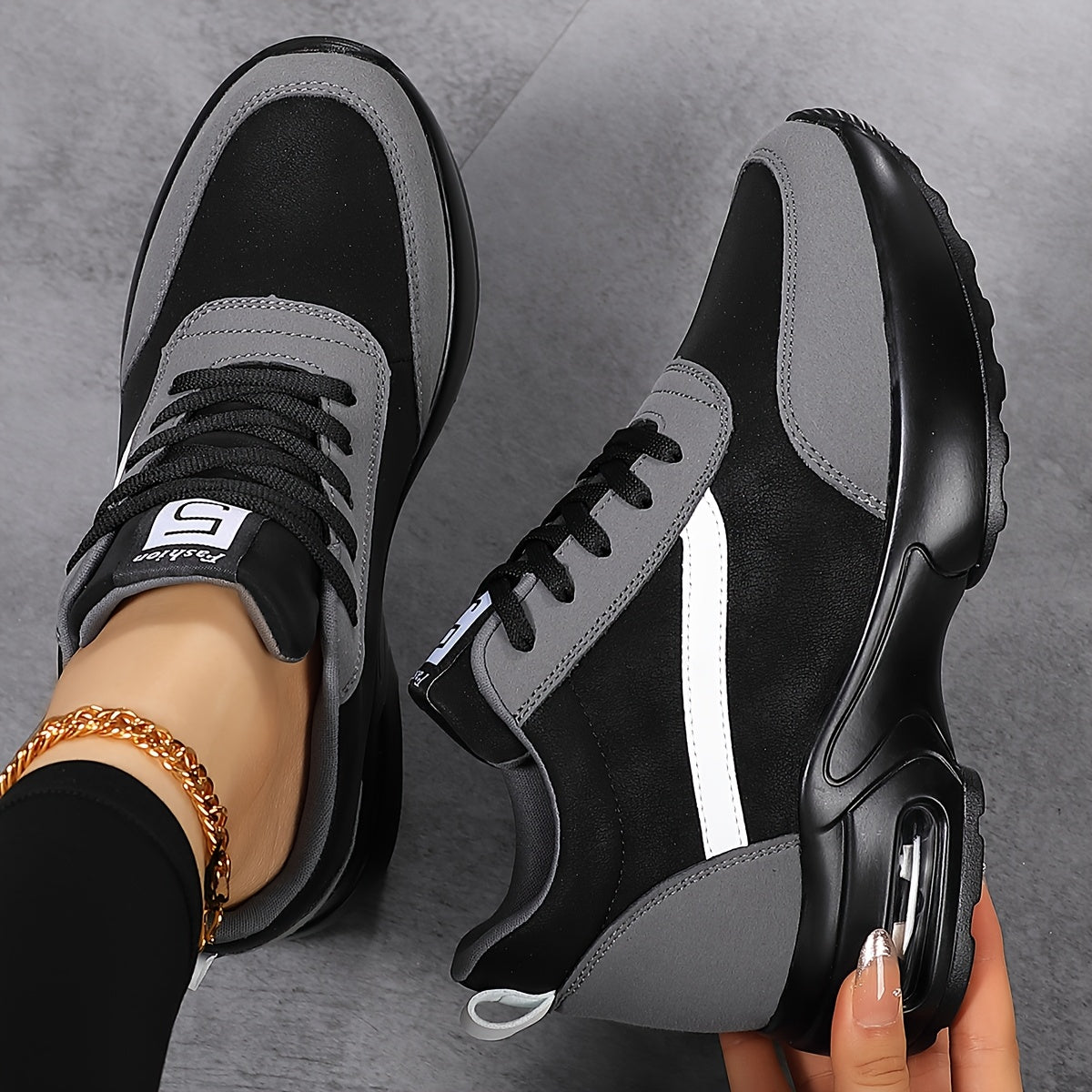 Women's Casual Comfort Shoes with Thick Soles for Height Increase