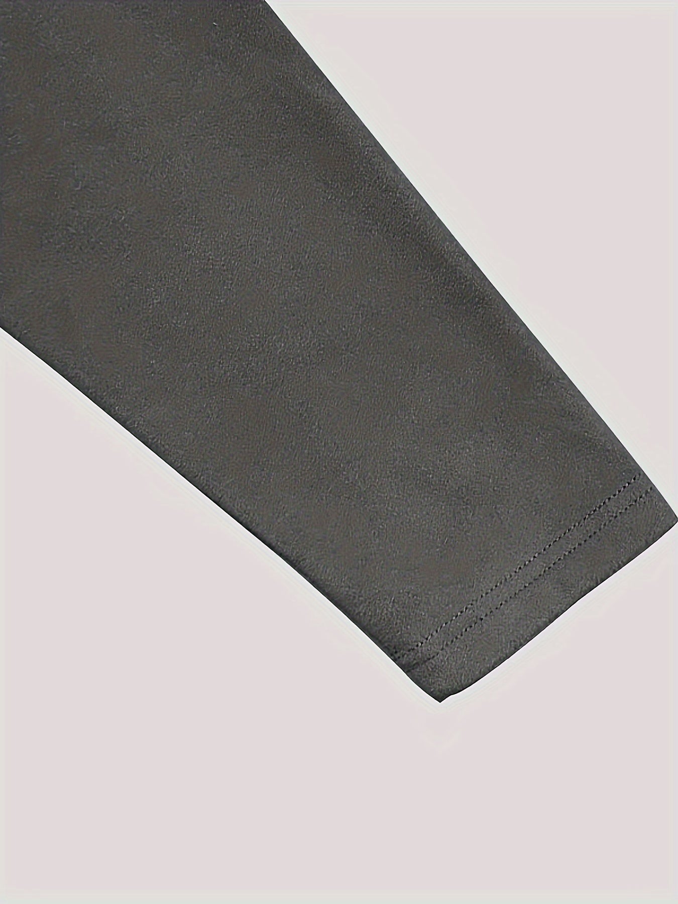 Men's High-Neck Thermal Top Slim Fit Long Sleeve Polyester Spandex Casual Outdoor Sports