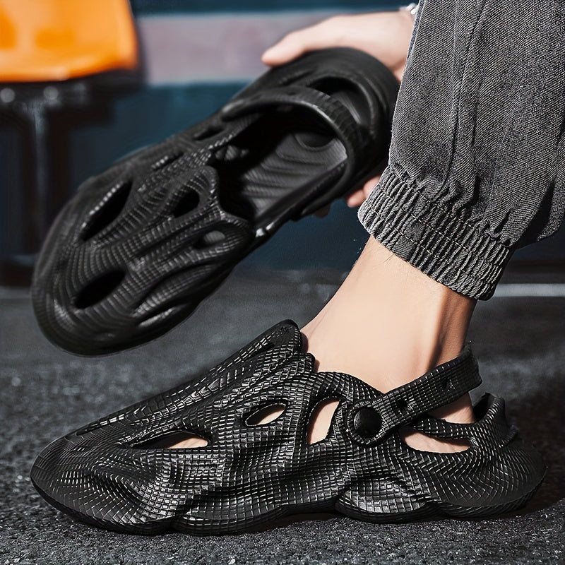 Men's EVA Lightweight Hollow Out Non-Slip Clogs for Summer Garden Wear