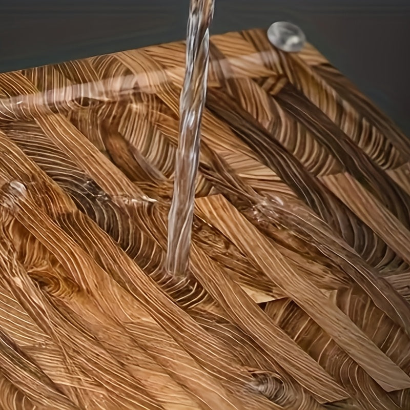 Large Rectangular Teak Cutting Board with Juice Groove for Food Prep