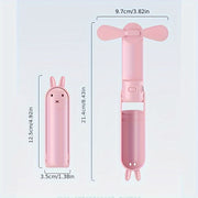 Mini Handheld Fan USB Rechargeable Portable Personal Fan for Travel Summer Concerts