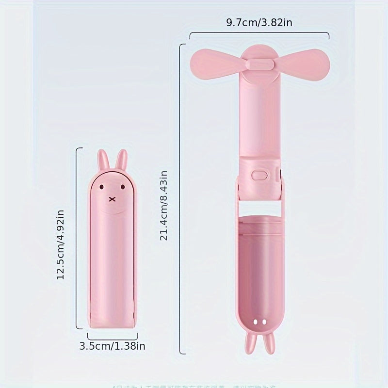 Mini Handheld Fan USB Rechargeable Portable Personal Fan for Travel Summer Concerts