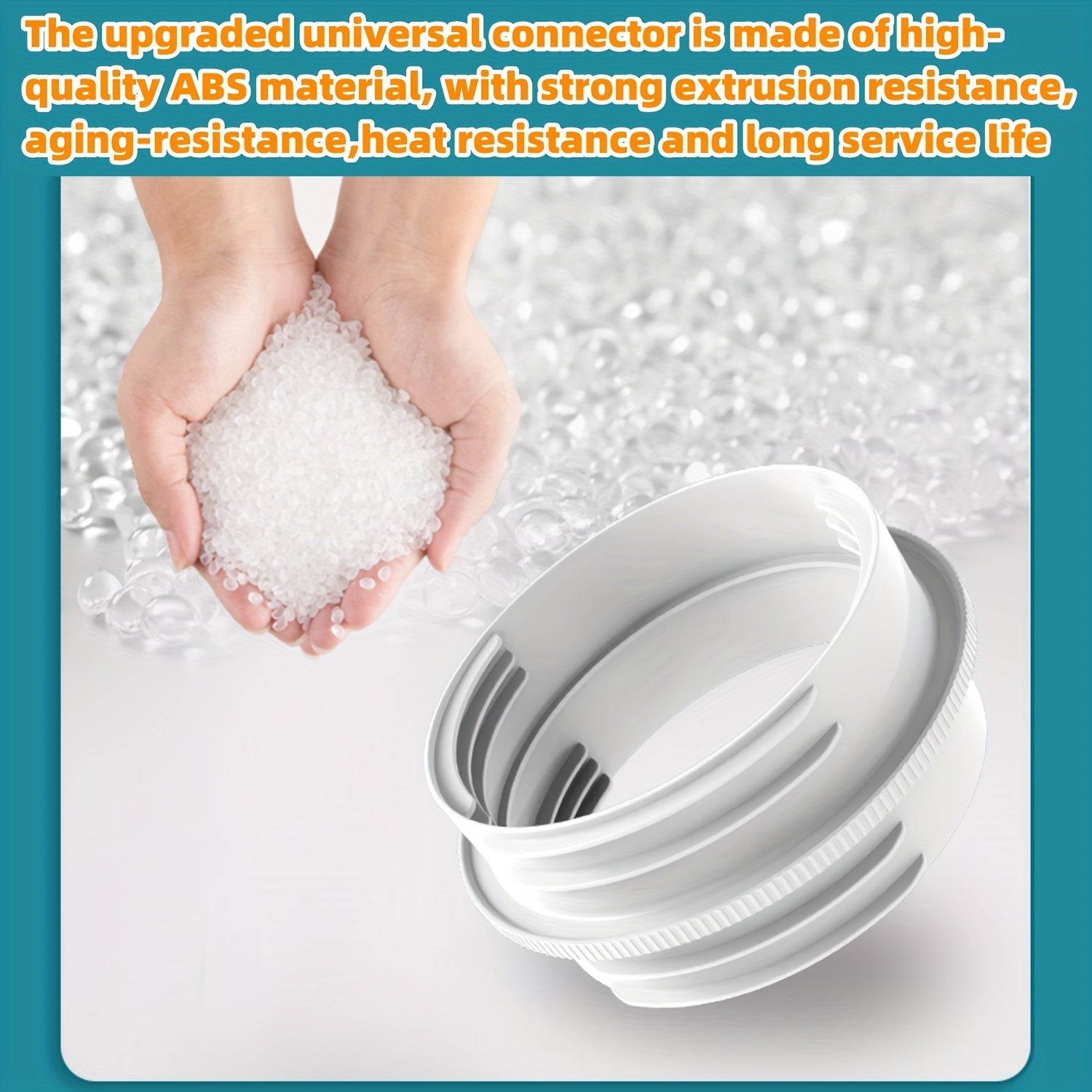 Portativ Havo Konditsioneri Teshigi uchun Ulanish - 12.95 sm va 15.24 sm o'lchamdagi Teshiklar bilan mos keladi, Soat yo'nalishida va Soat qarshi iplar bilan mos keladi, Elektr energiyasi talab qilinmaydi, Portativ Havo Konditsioneri bilan mos keladi