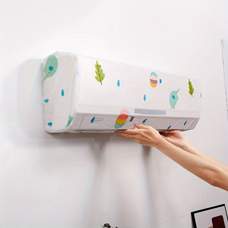 Universal Fit Air Conditioner Dust Cover Washable Elastic Material Easy Installation