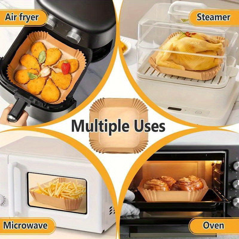 Kitchen Tool with 200 Air Fryer Liners for Baking Frying and Cooking
