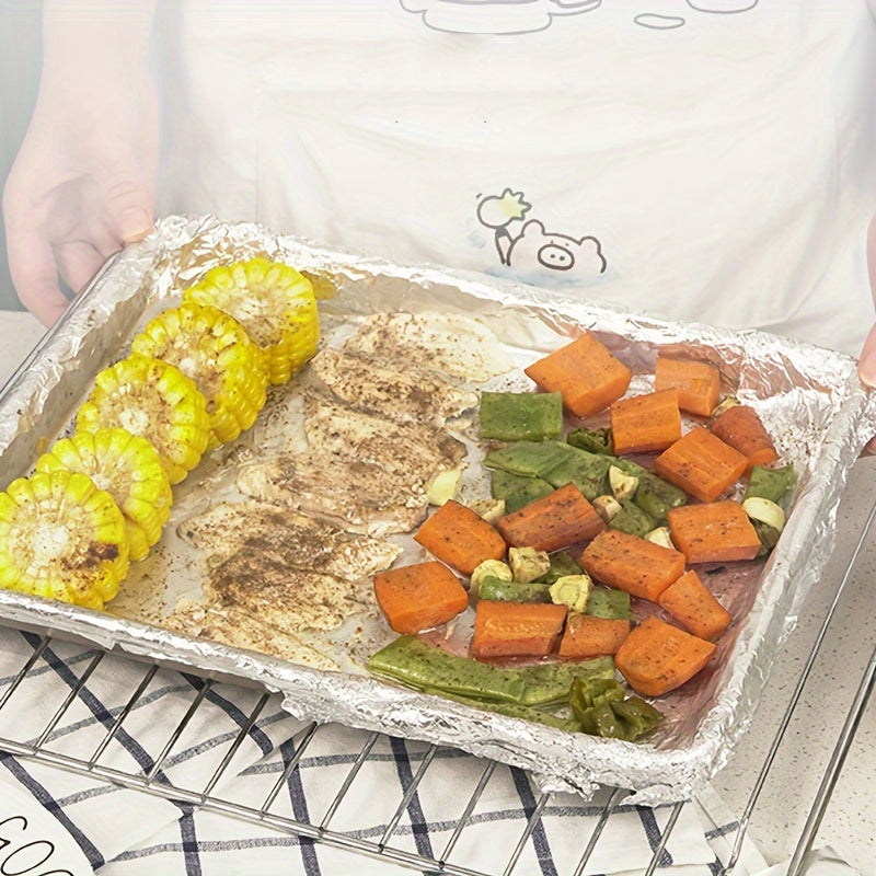 Aluminum Foil Roll 10 Meters Heat-Resistant Baking Grilling Cooking Kitchen Outdoor