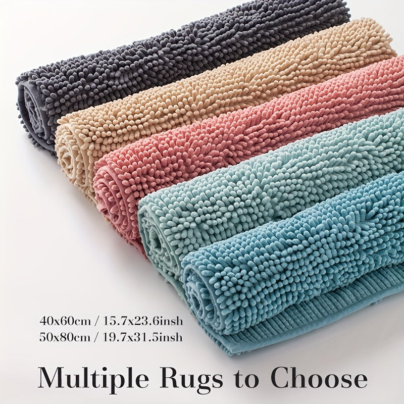 Alfombra antideslizante para baño para inodoro y ducha, de secado rápido y absorbente, para uso en interiores
