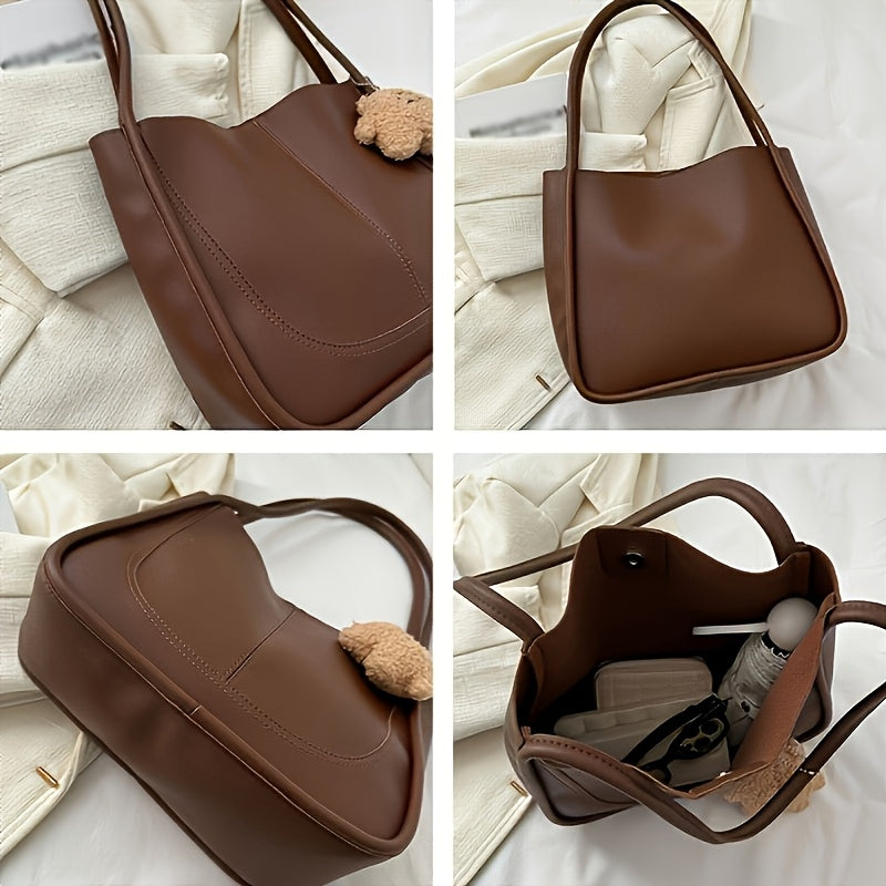 Vintage uslubidagi ayollar uchun to'plam sumkasi, yelka tasmasi bilan - sayohat, ish va sovg'alar uchun mukammal.