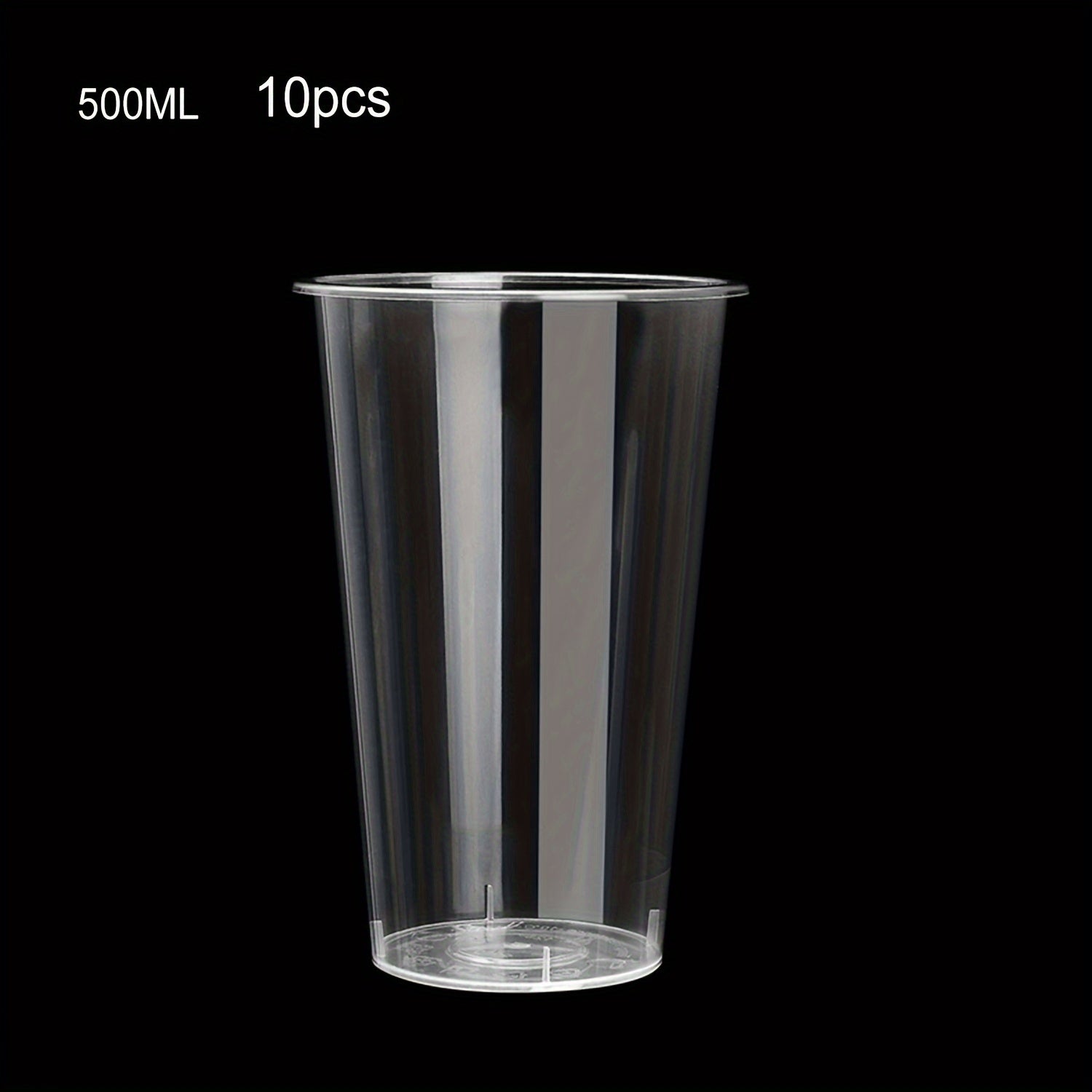 Frosted Plastic Cups with Lids 600ml 500ml 360ml Dishwasher Safe Eco-Friendly