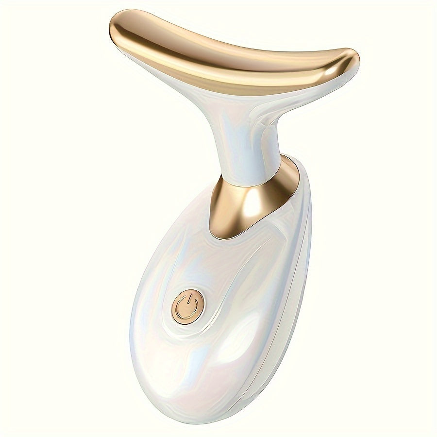 Dolphin-Shaped Facial Massager Handheld Skin Care Device Battery Powered for Home Use