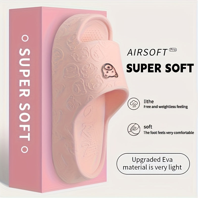 Women's EVA Slides Non-Slip Casual Beach Slippers for Indoor Outdoor