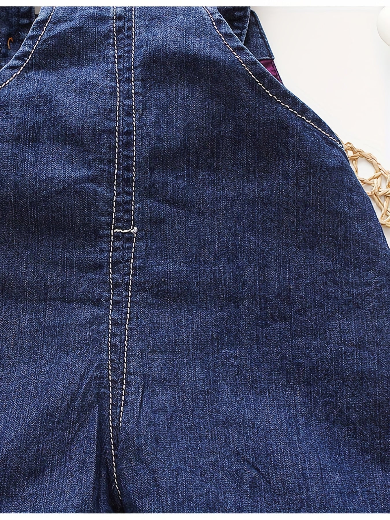 Детские джинсовые полосатые брюки-автомат с карманами для девочек, лето, стандартная посадка