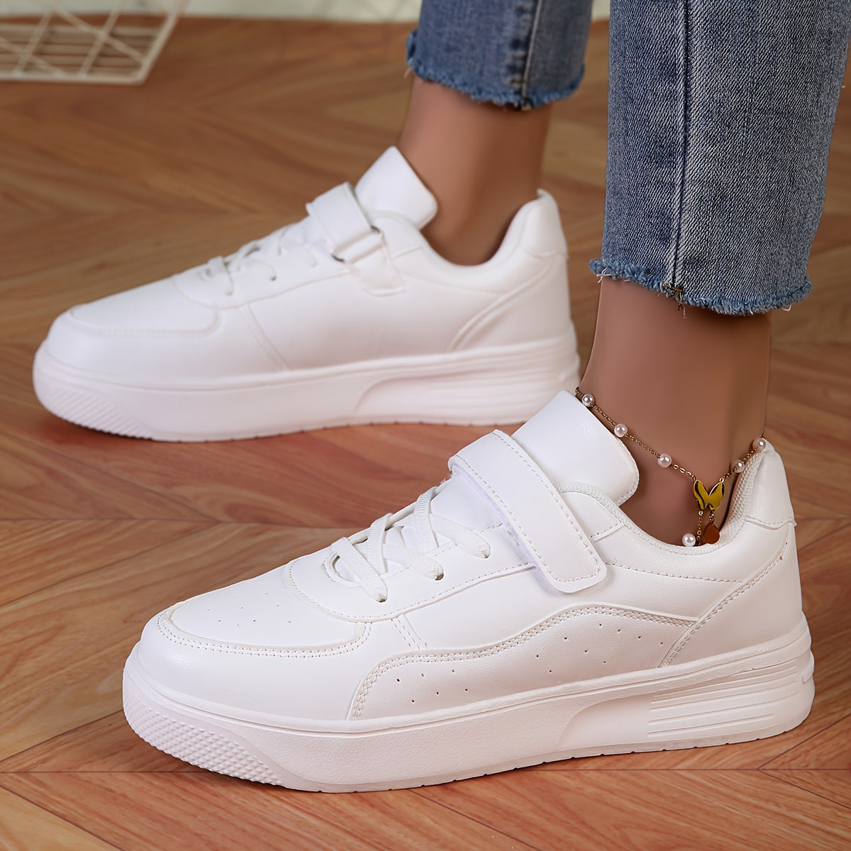 Kids Sneakers Breathable Fabric Lining Non-Slip EVA Sole Casual Sports Shoes for Boys and Girls