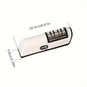 Turli oshxona pichoqlarini professional tarzda silliqlash va qattiqlashtirish uchun USB bilan quvvatlanadigan elektr pichoq silliqlash mashinasi.