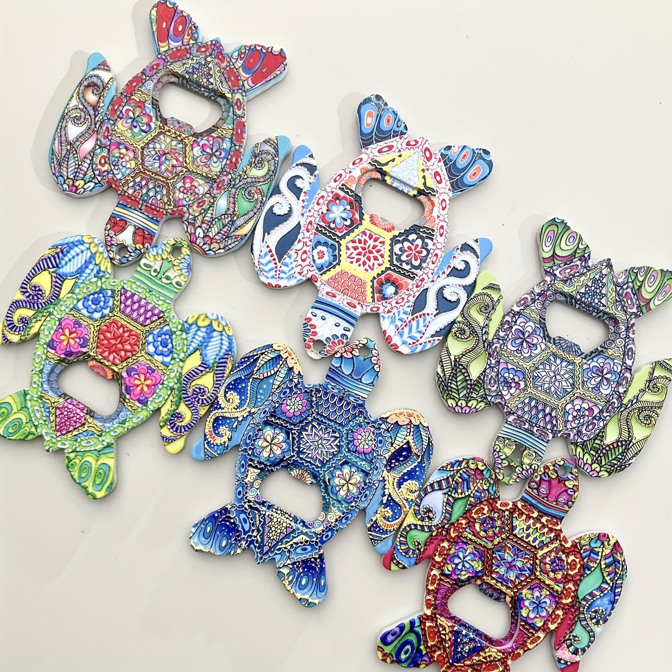 Magnetic Tortoise-Shaped Bottle Opener Refrigerator Accessory Fun Kitchen Tool