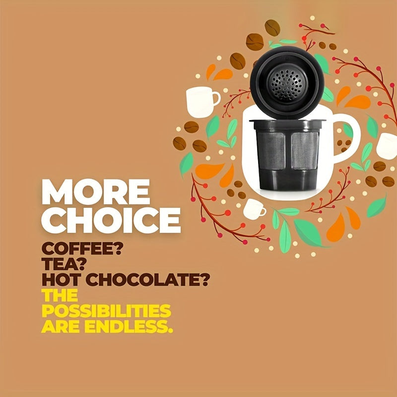 Set of 4 Reusable K Cups with Freedom Clip for Keurig 2.0 Coffee Makers