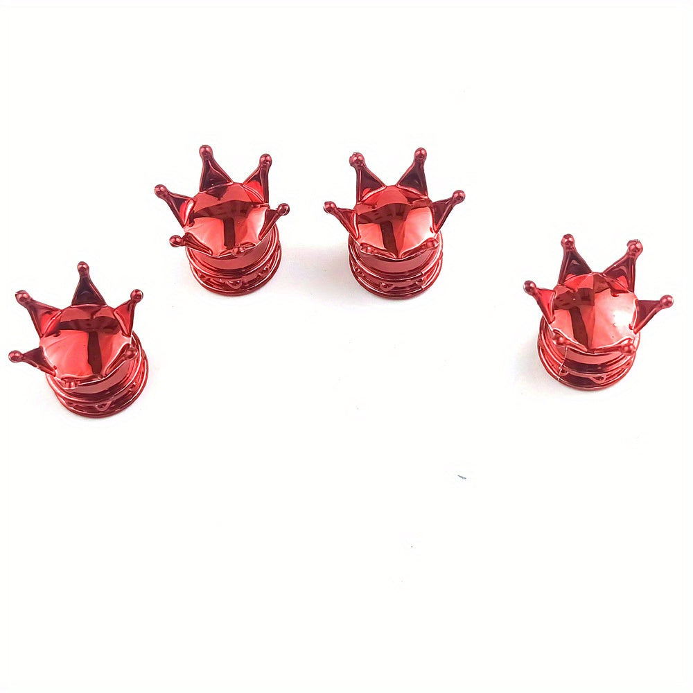4Pcs Tire Valve Stem Caps Motorcycle Car Dust Cover Caps Wheel Accessories