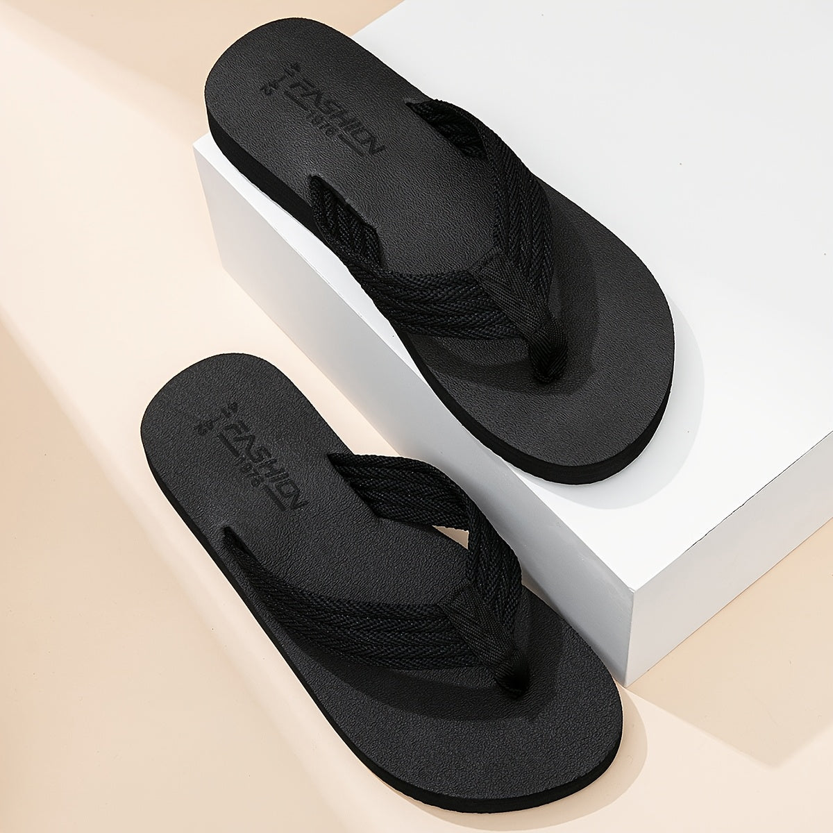 Мужские тканевые верхние шлепанцы для помещений, улицы, пляжа, весны и лета