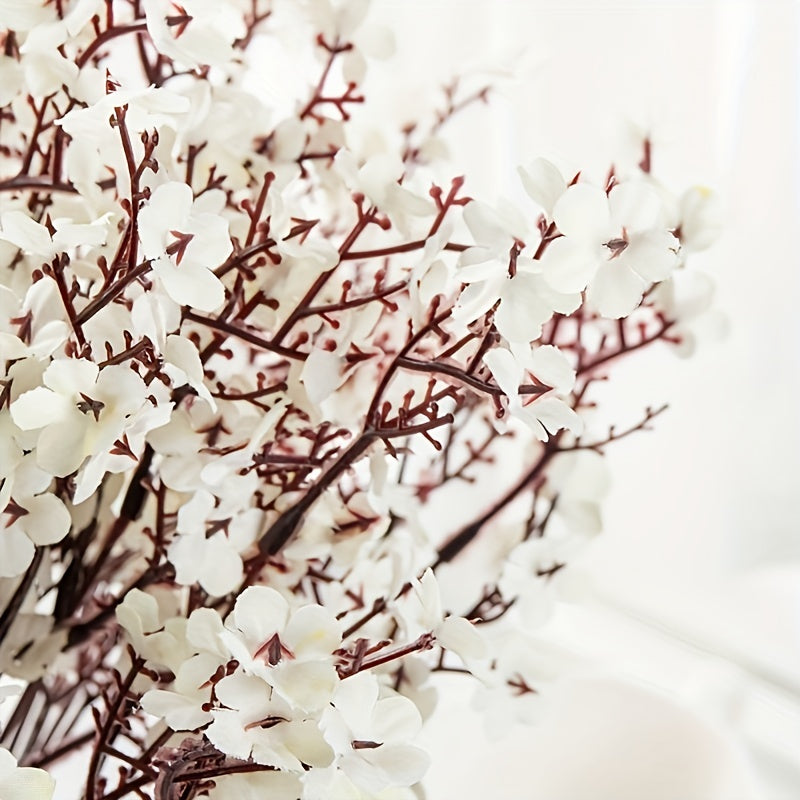 4 реалистичных искусственных цветов сакуры - идеально подходят для свадеб, помолвок и домашнего декора.