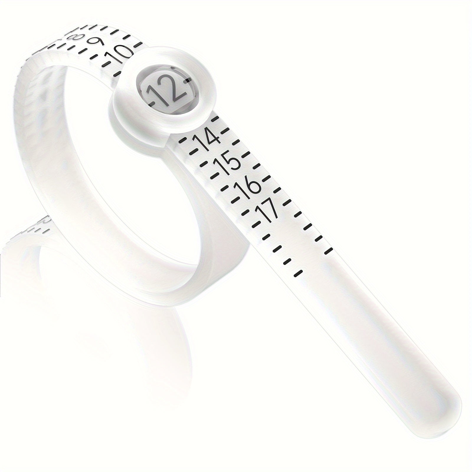 Pink Reusable Ring Sizer Tool for Measuring Finger Sizes 1-17 USA