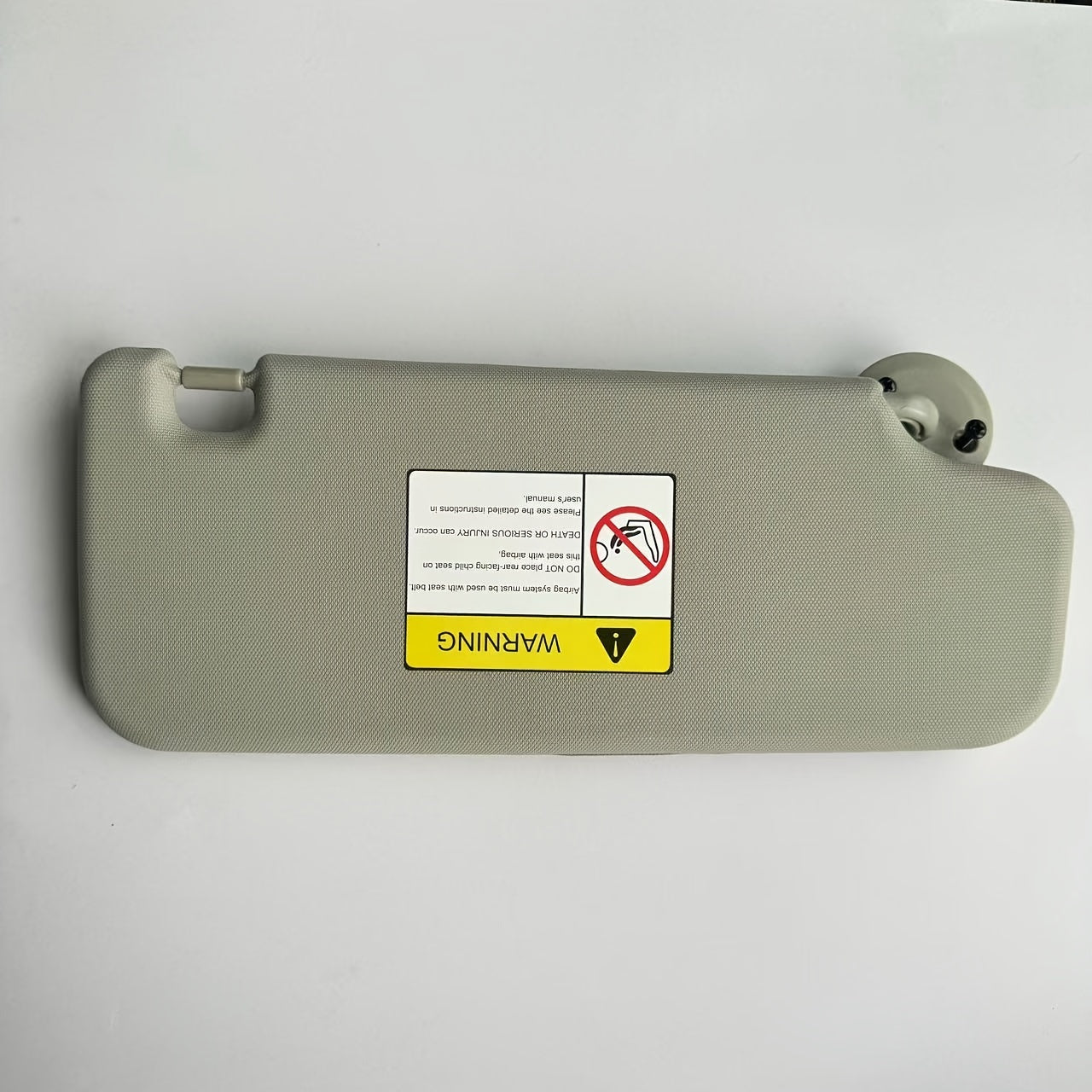 Left and Right Car Sun Visors Gray Durable ABS for Chevy Sonic Spark