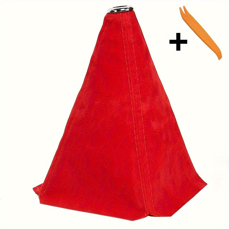 Universal Car Gear Shift Knob Cover Waterproof PU Leather Dust Boot Interior Decor