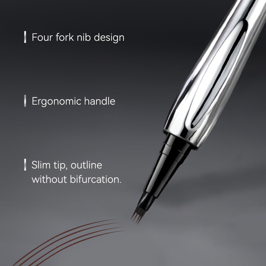 Lápiz de cejas impermeable para mujer, 3 colores, de larga duración y resistente al sudor