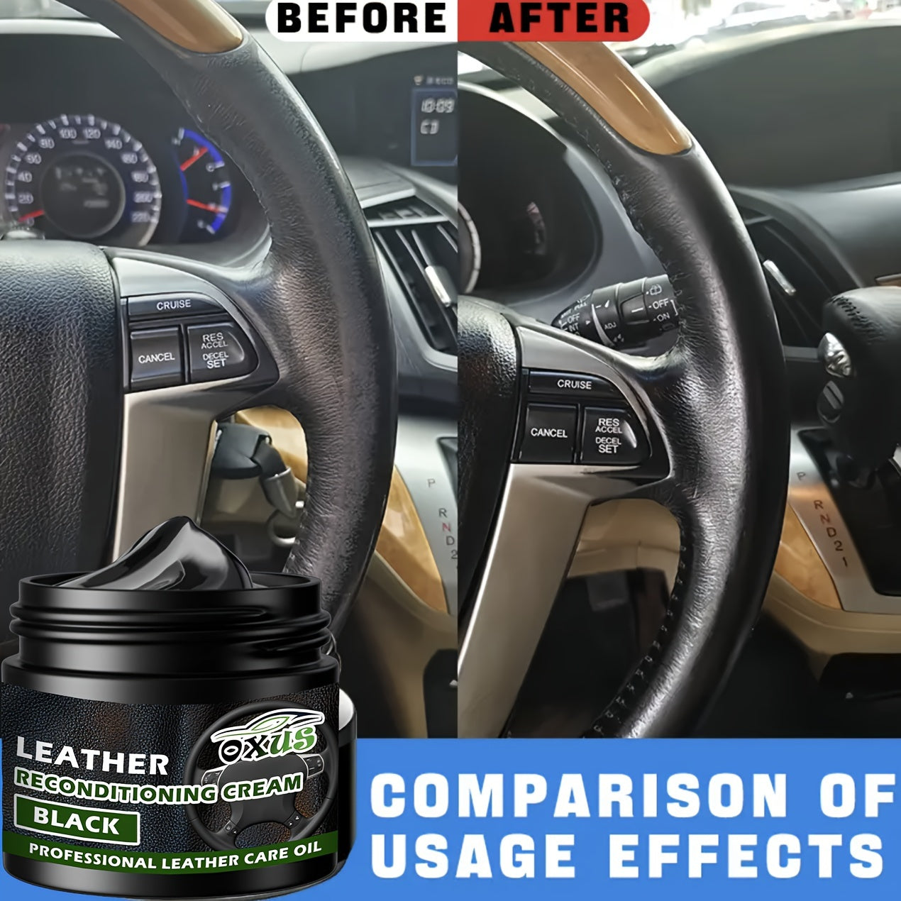 Car Interior Renovation Wax Leather Plastic Polishing Coating Cream