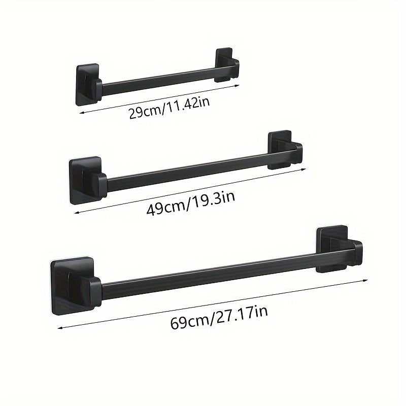 Wall-Mounted Shoe Organizer Bathroom Space-Saving No-Drill Metal Slipper Rack