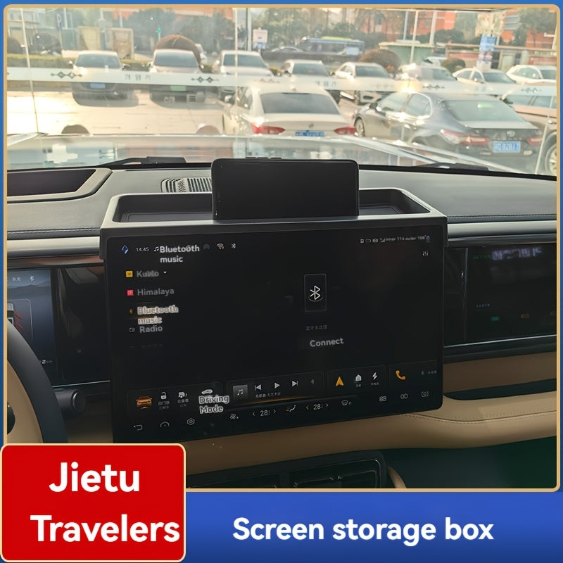 Car Interior Organizer with Phone Mount for T2, Non-Slip, Space-Saving Tray