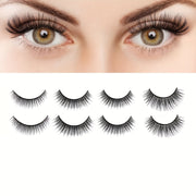 Women's Reusable Waterproof Self-Adhesive False Eyelashes Four Styles