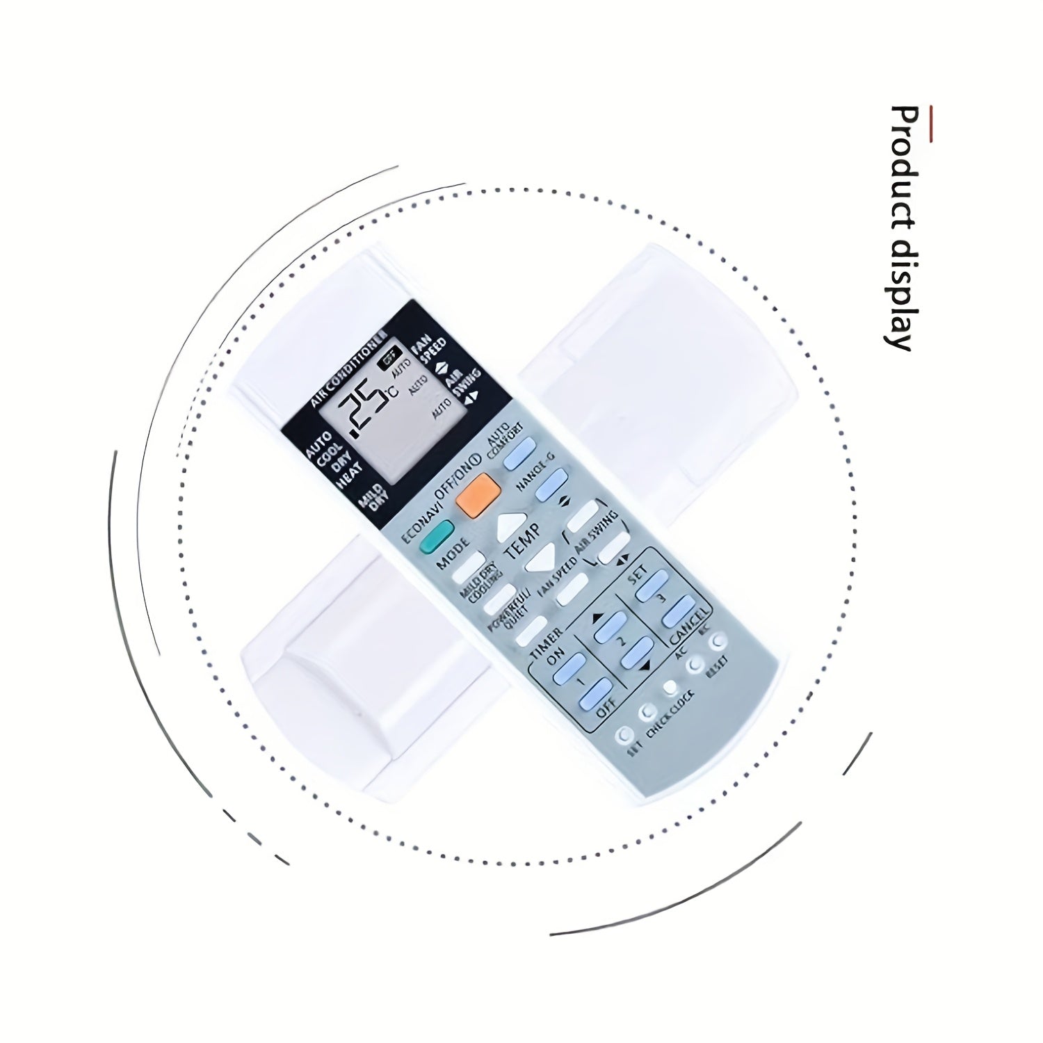 Control remoto del aire acondicionado para modelos Panasonic A75C3208 A75C3706 A75C3708 KTSX5J A75C3167 A75C3607 A75C3871 A75C3772