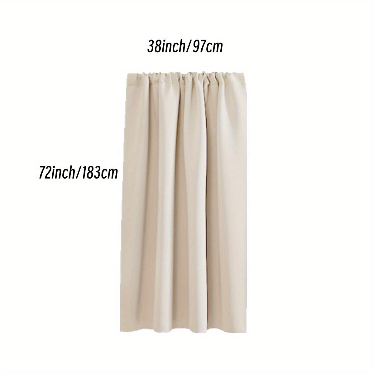 Insulated Blackout Curtains for Bedroom Room Darkening Noise Reduction 1PC