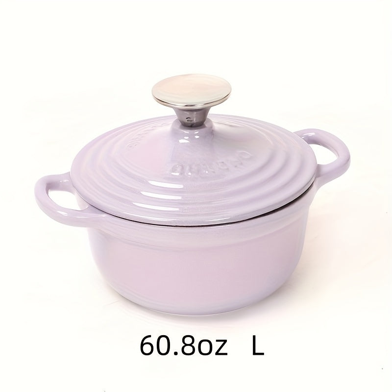 Enamel Cast Iron Health Pot for Rice and Cooking, 30.4oz or 60.8oz