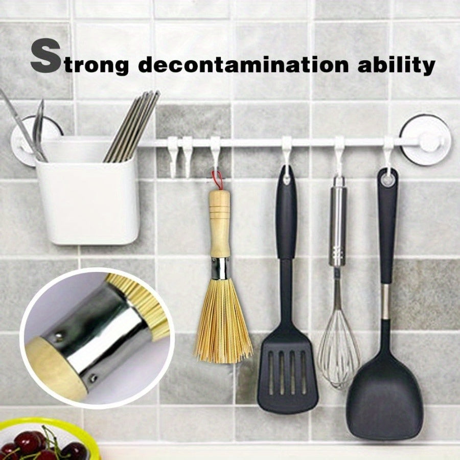 Yellow Fireplace Chimney Brush 1 Piece Stubborn Dust Cleaner