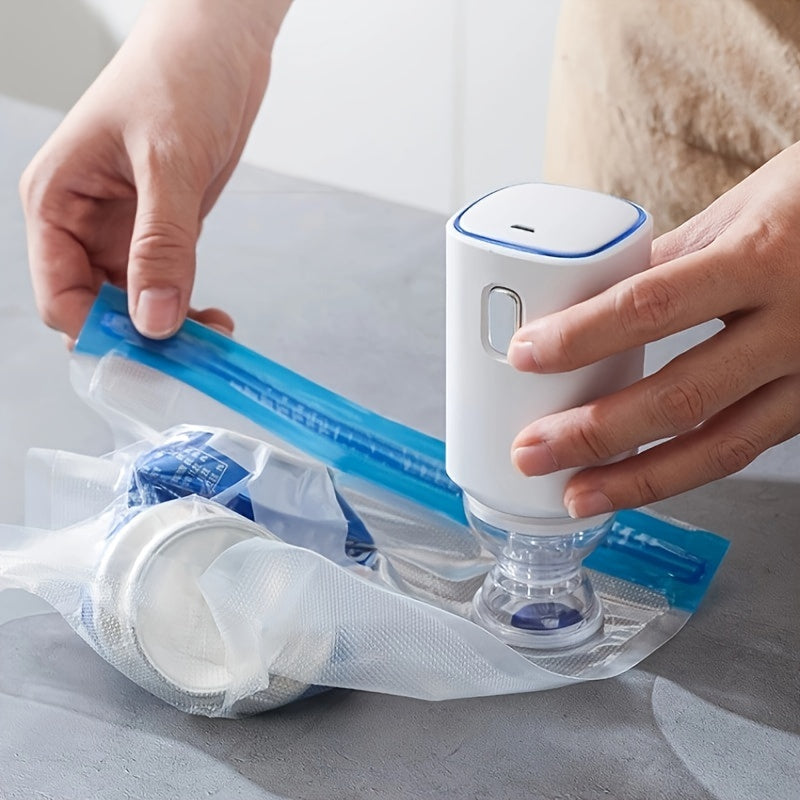 Handheld USB Vacuum Pump with 5 Reusable Bags for Laboratory and Home Use