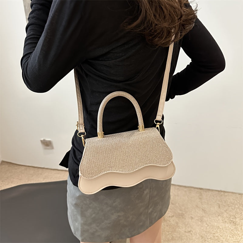 Women’s Small Square Crossbody Bag PU Summer 2024 Casual Trendy