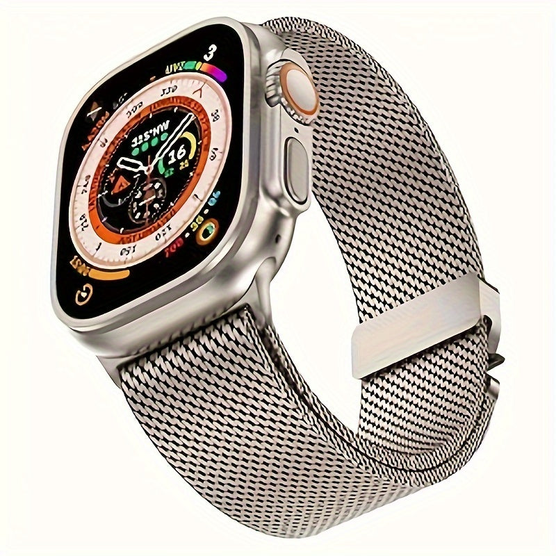 Stainless Steel Milanese Mesh Loop Watch Band for Apple Watch Series 1-10 Ultra 2 49mm 44mm 42mm