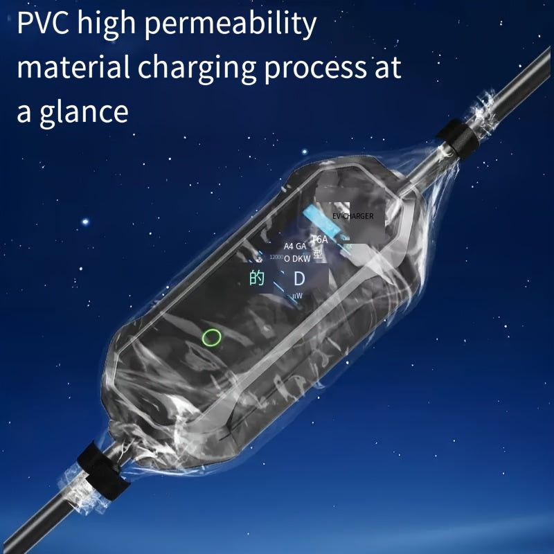 Magnetic Rain Cover for EV Charger Ports Weatherproof Weatherproofing Protects Charging System