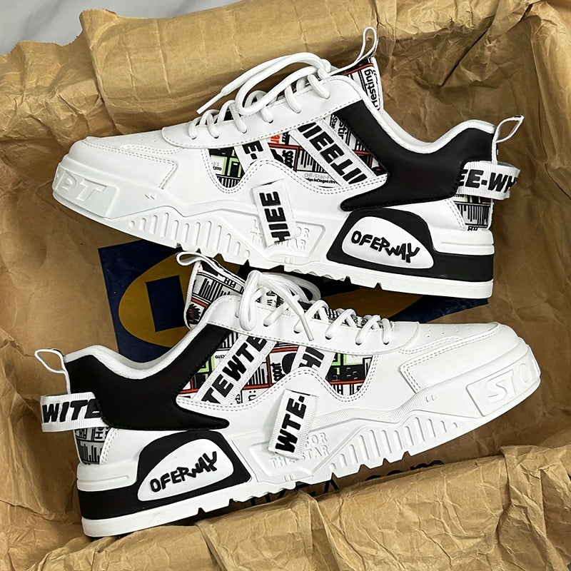 Men's Large Size Casual Sneakers Breathable Shock-Absorbing Anti-Slip Low Top