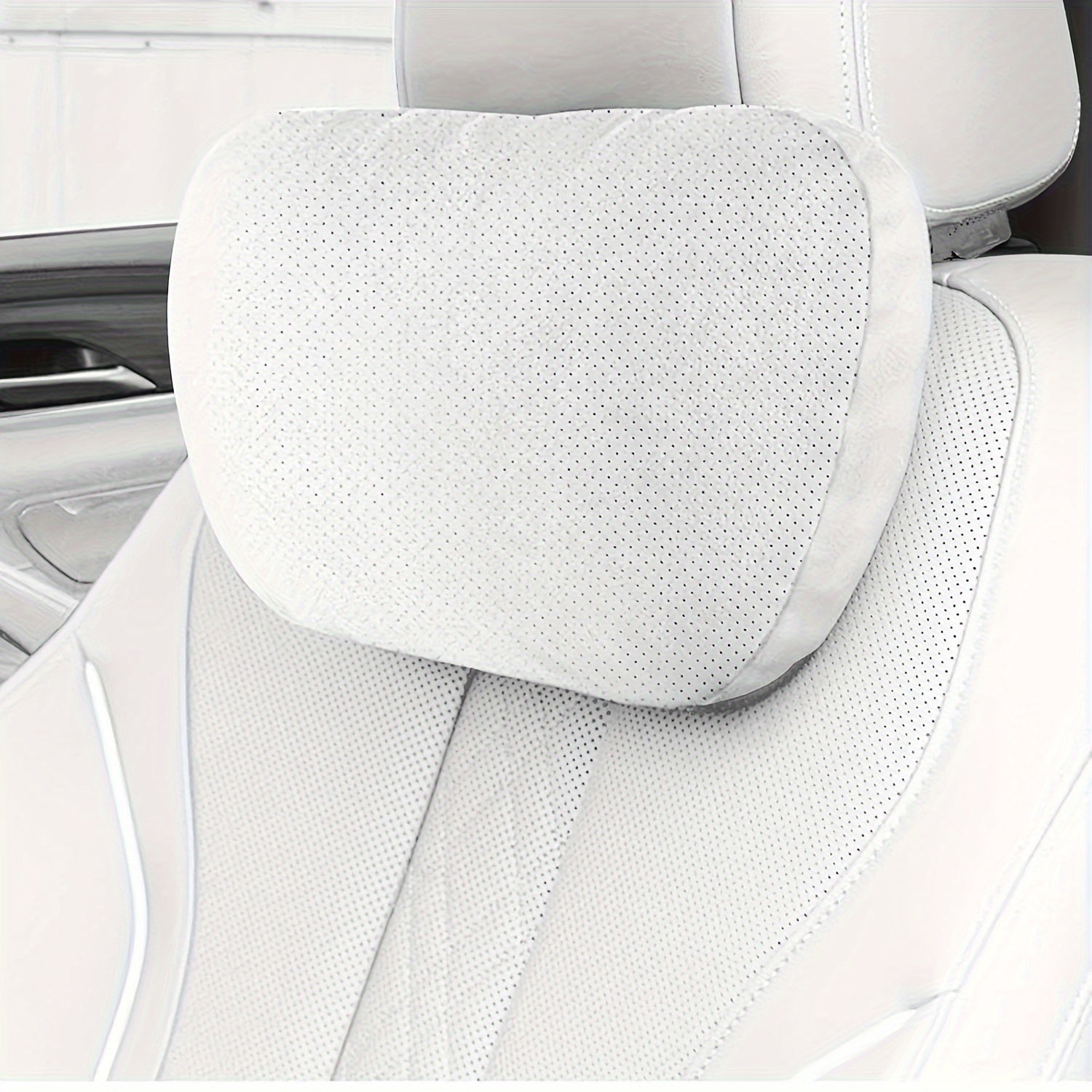 Unisex Car Cushion Memory Foam Ergonomic Support Adjustable Headrest