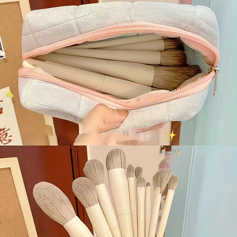 10Pcs Soft Fluffy Makeup Brush Set for Foundation Eyeshadow Concealer